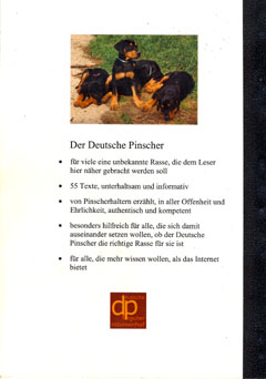 Deutsche-Pinscher-Monografie, Titelseite